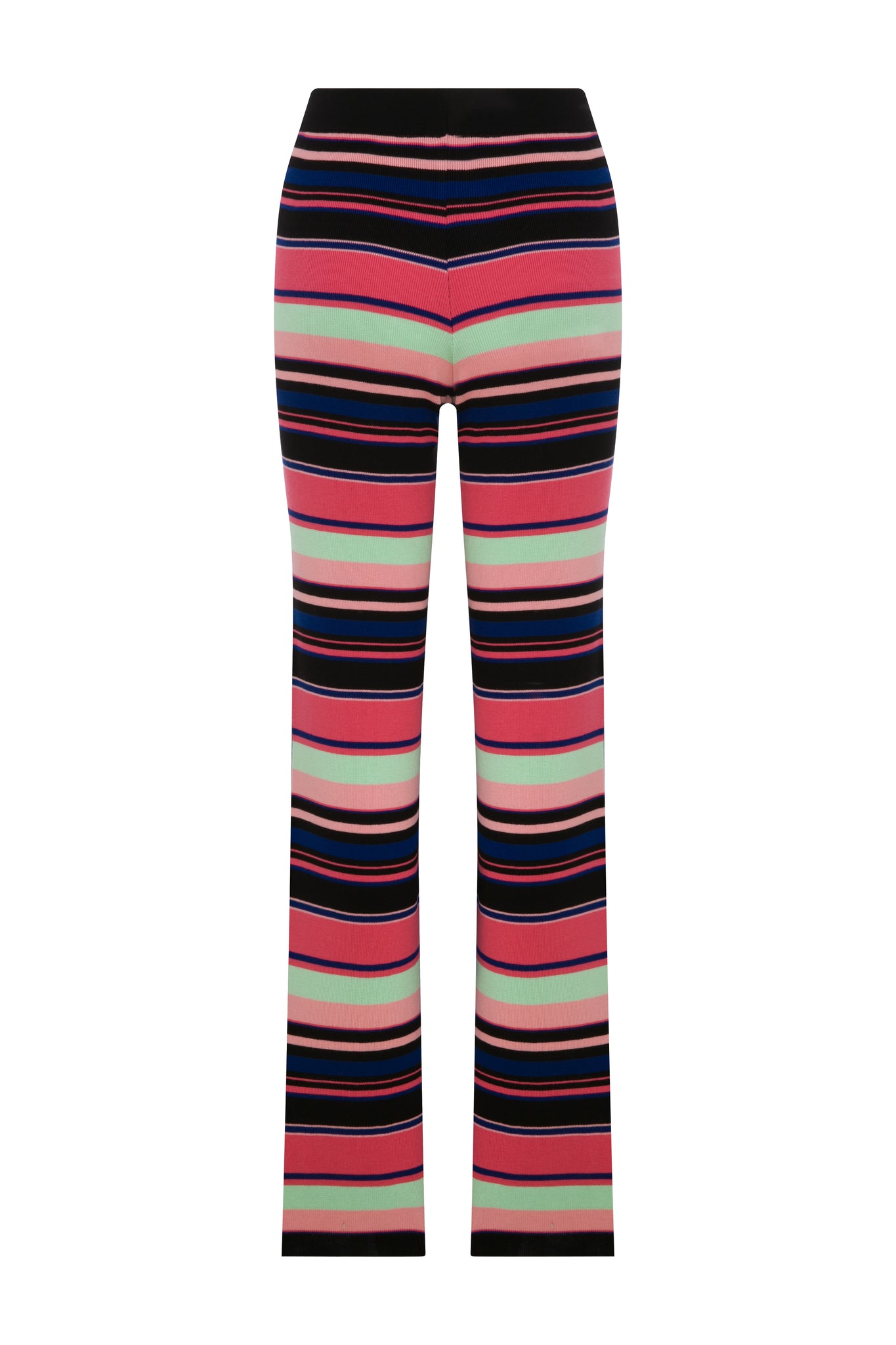 CAREY STRIPED KNITTED PANTS