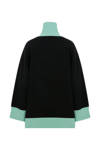 INES ZIPPED CARDIGAN