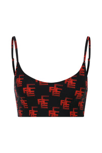 MAUDE MONOGRAM BRA
