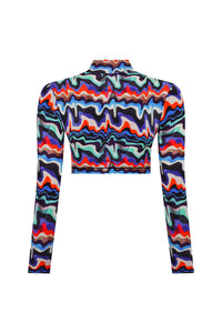 Theresa Multicolor Crop Top