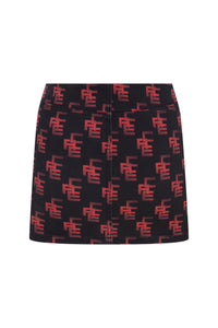 BIANA MONOGRAM SKIRT