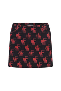 BIANA MONOGRAM SKIRT