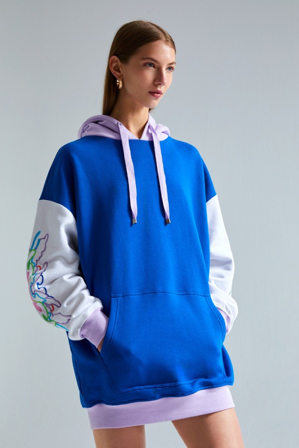 Embroidered hoodie  HOVER