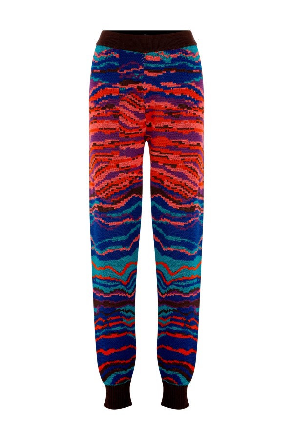 Leah Multicolor Knitted Pants image last
